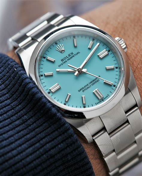 colorful rolex|rolex op 36 tiffany blue.